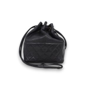 二手 CHANEL 金球水桶袋 黑金