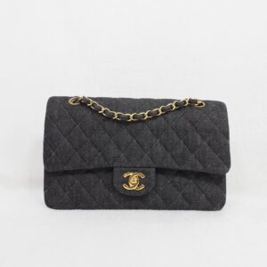 二手 CHANEL CF25 Denim 牛仔黑金
