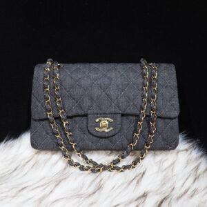 二手 CHANEL CF25 Denim 牛仔黑金