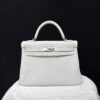 二手 HERMES Kelly32 珍珠灰