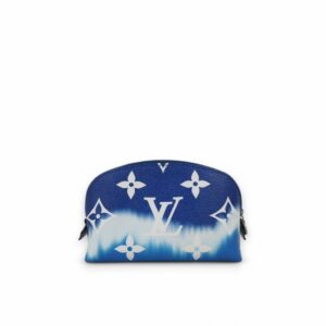 二手 LOUIS VUITTON Pouch RFID 藍色化妝包