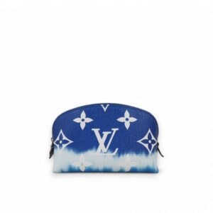 二手 LOUIS VUITTON Pouch RFID 藍色化妝包
