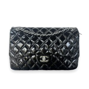 Pre-Loved Chanel Classic Flap Bag Jumbo Black
